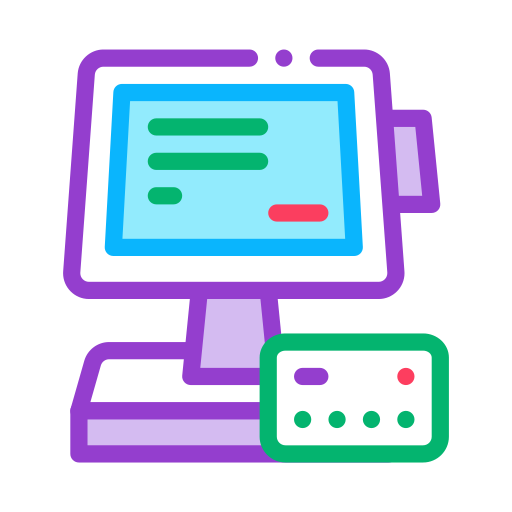 Point of sale system with transaction processing, cash register management, and in-person payment handling